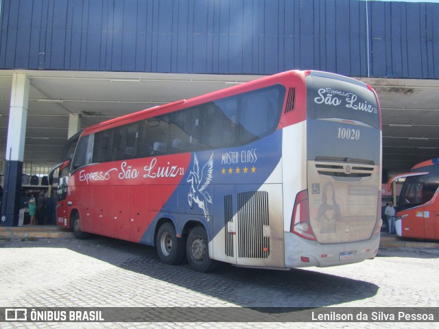 Expresso São Luiz 10020 na cidade de Caruaru, Pernambuco, Brasil, por Lenilson da Silva Pessoa. Número da foto: #11786570.