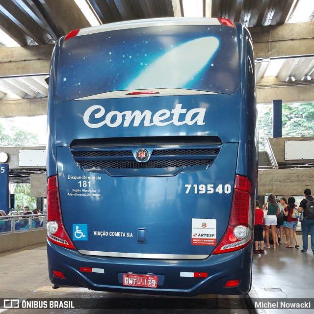 Viação Cometa 719540 na cidade de São Paulo, São Paulo, Brasil, por Michel Nowacki. ID da foto: 11787145.