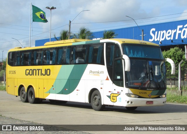 Empresa Gontijo de Transportes 17335 na cidade de Natal, Rio Grande do Norte, Brasil, por Joao Paulo Nascimento Silva. ID da foto: 11787787.