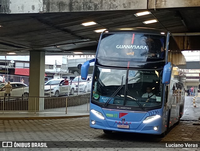 UTIL - União Transporte Interestadual de Luxo 11216 na cidade de Belo Horizonte, Minas Gerais, Brasil, por Luciano Veras. ID da foto: 11785685.