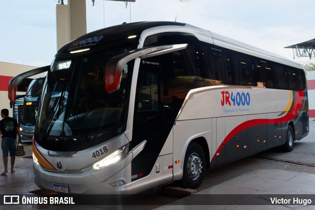 JR 4000 Transportes 4018 na cidade de Imperatriz, Maranhão, Brasil, por Victor Hugo. ID da foto: 11786675.