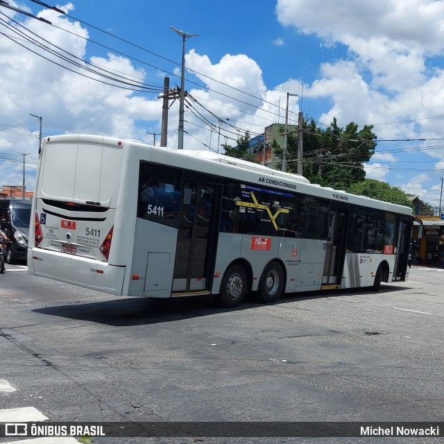 Next Mobilidade - ABC Sistema de Transporte 5411 na cidade de São Paulo, São Paulo, Brasil, por Michel Nowacki. ID da foto: 11787268.