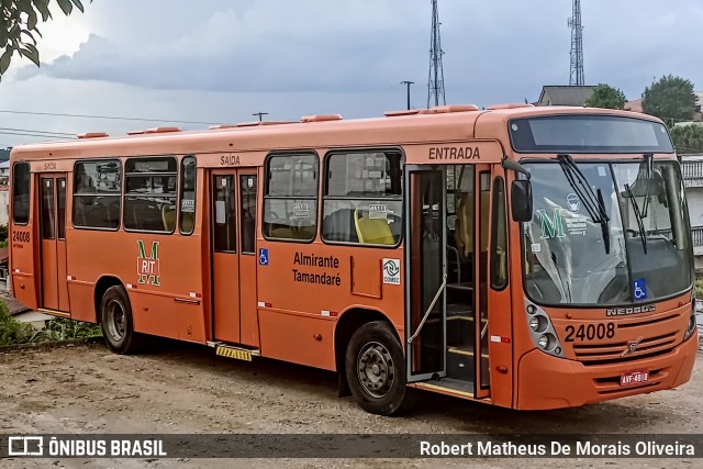 Viação Antonina 24008 na cidade de Almirante Tamandaré, Paraná, Brasil, por Robert Matheus De Morais Oliveira. Número da foto: #11787613.
