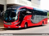 Empresa de Ônibus Pássaro Marron 5502 na cidade de Cruzeiro, São Paulo, Brasil, por Apollo Silva. Número da foto: #:id.