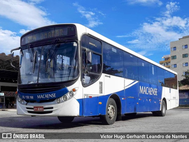 Rápido Macaense RJ 150.166 na cidade de Macaé, Rio de Janeiro, Brasil, por Victor Hugo Gerhardt Leandro de Nantes. Número da foto: #11790716.
