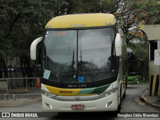 Empresa Gontijo de Transportes 18555 na cidade de São Paulo, São Paulo, Brasil, por Douglas Célio Brandao. ID da foto: 11790482.