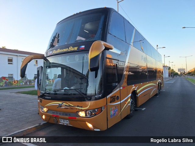 Pullman Bus 3366 na cidade de Puente Alto, Cordillera, Metropolitana de Santiago, Chile, por Rogelio Labra Silva. ID da foto: 11790798.