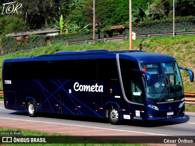 Viação Cometa 721516 na cidade de Betim, Minas Gerais, Brasil, por César Ônibus. ID da foto: 11791264.