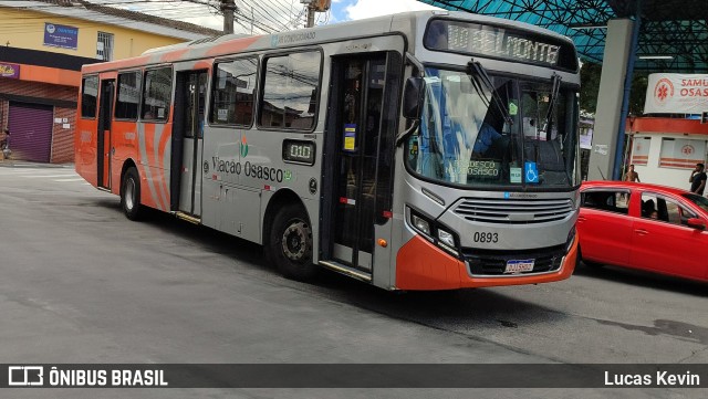 Viação Osasco 0893 na cidade de Osasco, São Paulo, Brasil, por Lucas Kevin. ID da foto: 11789297.