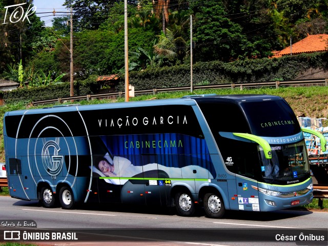 Viação Garcia 8605 na cidade de Betim, Minas Gerais, Brasil, por César Ônibus. Número da foto: #11791283.