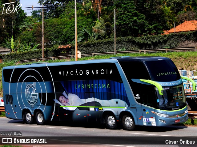 Viação Garcia 8605 na cidade de Betim, Minas Gerais, Brasil, por César Ônibus. ID da foto: 11791283.