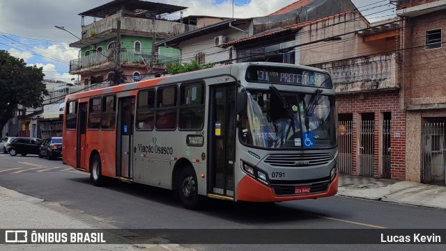 Viação Osasco 0791 na cidade de Osasco, São Paulo, Brasil, por Lucas Kevin. Número da foto: #11789305.