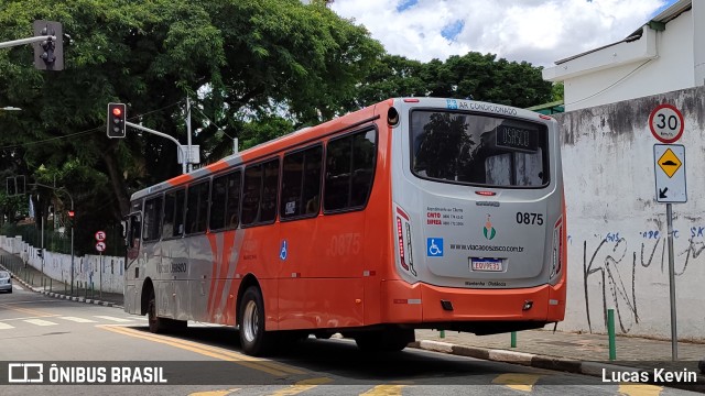 Viação Osasco 0875 na cidade de Osasco, São Paulo, Brasil, por Lucas Kevin. Número da foto: #11789308.