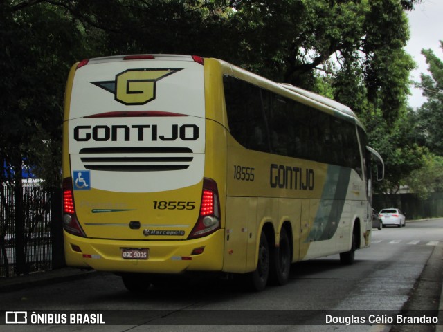 Empresa Gontijo de Transportes 18555 na cidade de São Paulo, São Paulo, Brasil, por Douglas Célio Brandao. ID da foto: 11790483.