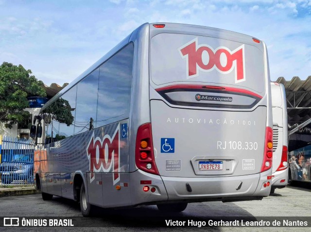 Auto Viação 1001 RJ 108.330 na cidade de Macaé, Rio de Janeiro, Brasil, por Victor Hugo Gerhardt Leandro de Nantes. Número da foto: #11790713.