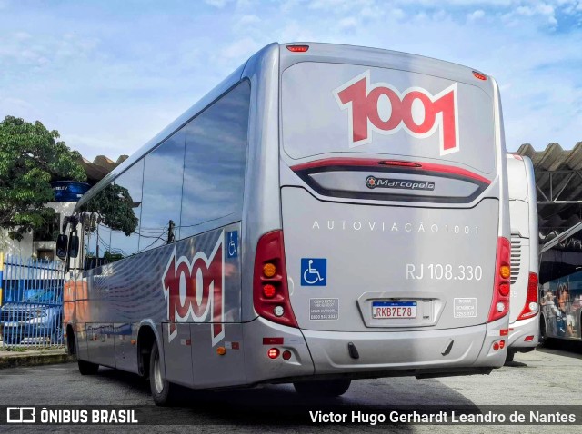 Auto Viação 1001 RJ 108.330 na cidade de Macaé, Rio de Janeiro, Brasil, por Victor Hugo Gerhardt Leandro de Nantes. ID da foto: 11790713.