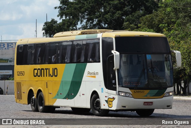 Empresa Gontijo de Transportes 12850 na cidade de Vitória da Conquista, Bahia, Brasil, por Rava Ogawa. ID da foto: 11790648.