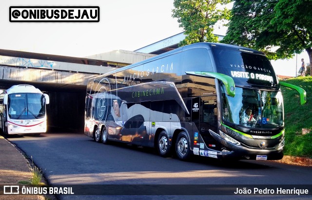 Viação Garcia 86129 na cidade de Jaú, São Paulo, Brasil, por João Pedro Henrique. ID da foto: 11790801.