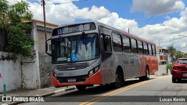 Viação Osasco 0875 na cidade de Osasco, São Paulo, Brasil, por Lucas Kevin. ID da foto: 11789310.