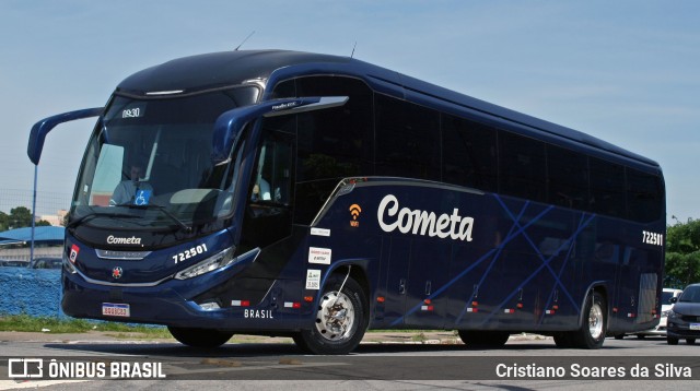 Viação Cometa 722501 na cidade de São Paulo, São Paulo, Brasil, por Cristiano Soares da Silva. ID da foto: 11791557.