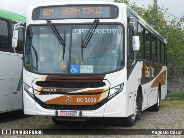 Auto Ônibus Vera Cruz DC 5.038 na cidade de Rio de Janeiro, Rio de Janeiro, Brasil, por Augusto César. Número da foto: #11791621.