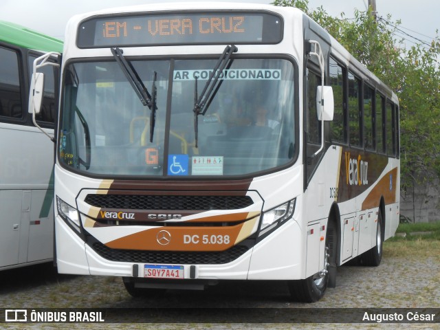 Auto Ônibus Vera Cruz DC 5.038 na cidade de Rio de Janeiro, Rio de Janeiro, Brasil, por Augusto César. ID da foto: 11791621.