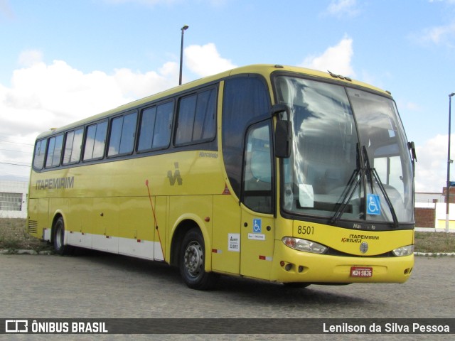 Viação Itapemirim 8501 na cidade de Caruaru, Pernambuco, Brasil, por Lenilson da Silva Pessoa. ID da foto: 11791251.