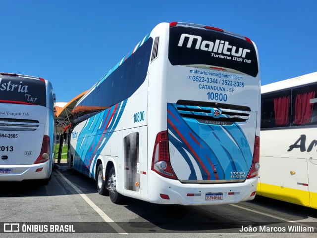 Malitur Turismo 10800 na cidade de Aparecida, São Paulo, Brasil, por João Marcos William. Número da foto: #11789511.