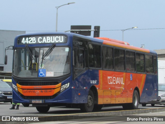 Evanil Transportes e Turismo RJ 132.147 na cidade de Rio de Janeiro, Rio de Janeiro, Brasil, por Bruno Pereira Pires. Número da foto: #11789068.