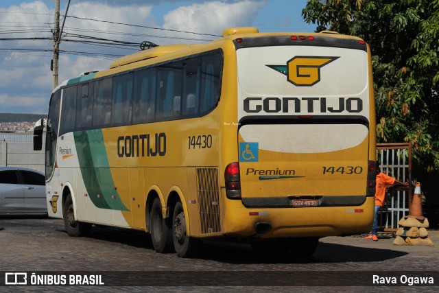 Empresa Gontijo de Transportes 14430 na cidade de Vitória da Conquista, Bahia, Brasil, por Rava Ogawa. ID da foto: 11790678.