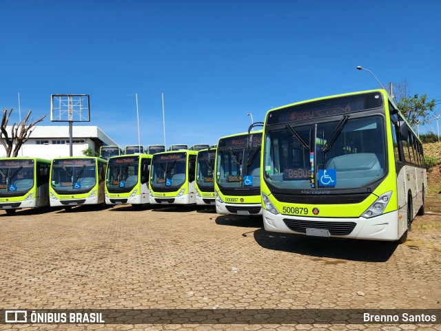 BsBus Mobilidade 500879 na cidade de Candangolândia, Distrito Federal, Brasil, por Brenno Santos. Número da foto: #11789750.