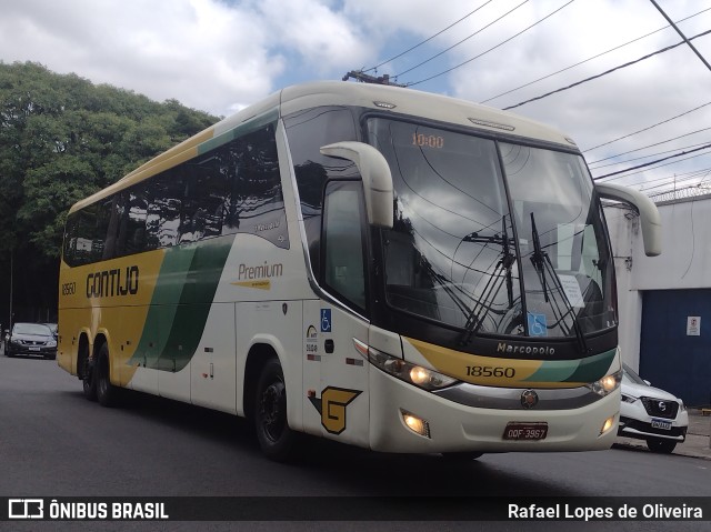 Empresa Gontijo de Transportes 18560 na cidade de São Paulo, São Paulo, Brasil, por Rafael Lopes de Oliveira. ID da foto: 11789149.