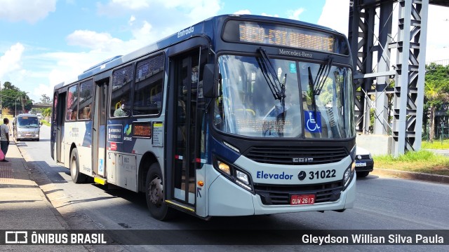 Bettania Ônibus 31022 na cidade de Belo Horizonte, Minas Gerais, Brasil, por Gleydson Willian Silva Paula. Número da foto: #11791941.