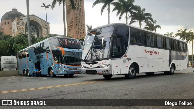 TranSilva Turismo 8400 na cidade de Aparecida, São Paulo, Brasil, por Diego Felipe. ID da foto: 11793486.