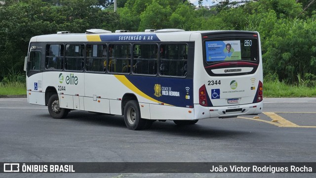 Viação Elite 2344 na cidade de Volta Redonda, Rio de Janeiro, Brasil, por João Victor Rodrigues Rocha. Número da foto: #11792601.