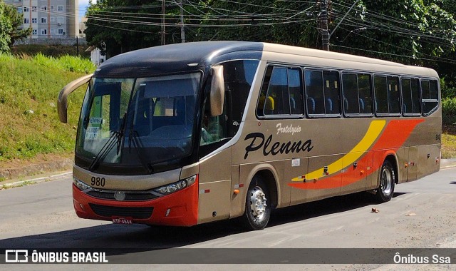 Plenna Transportes e Serviços 980 na cidade de Salvador, Bahia, Brasil, por Ônibus Ssa. Número da foto: #11792037.