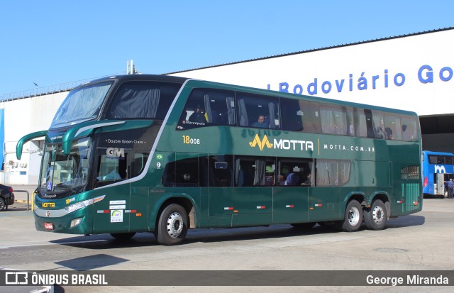 Viação Motta 18008 na cidade de Goiânia, Goiás, Brasil, por George Miranda. ID da foto: 11794170.