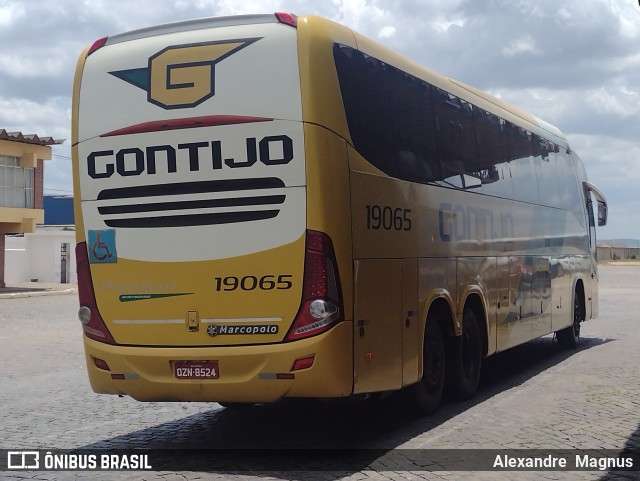 Empresa Gontijo de Transportes 19065 na cidade de Vitória da Conquista, Bahia, Brasil, por Alexandre  Magnus. ID da foto: 11793732.