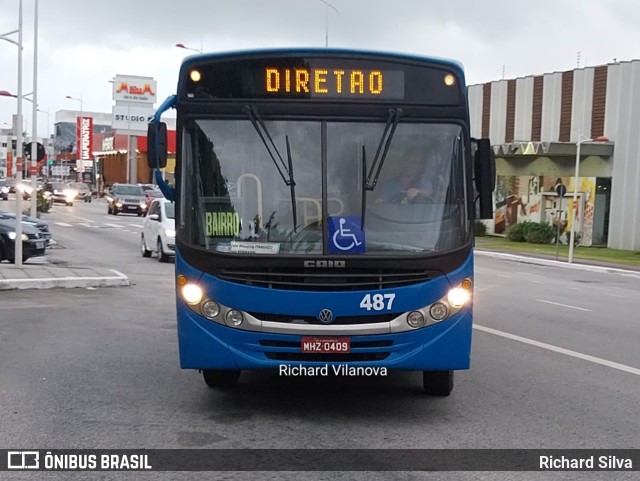 Biguaçu Transportes Coletivos Administração e Participação 487 na cidade de São José, Santa Catarina, Brasil, por Richard Silva. Número da foto: #11792000.