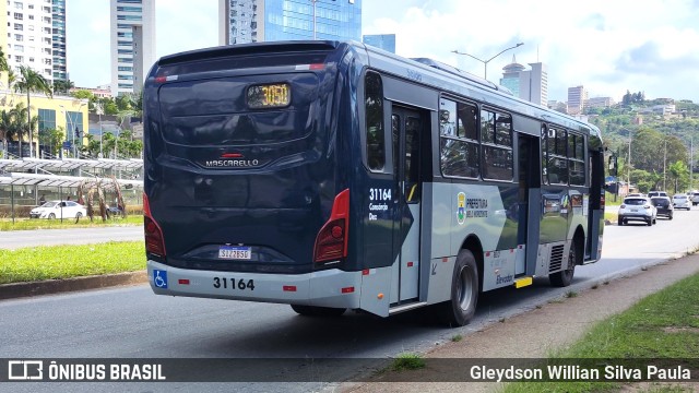 Bettania Ônibus 31164 na cidade de Belo Horizonte, Minas Gerais, Brasil, por Gleydson Willian Silva Paula. Número da foto: #11791931.