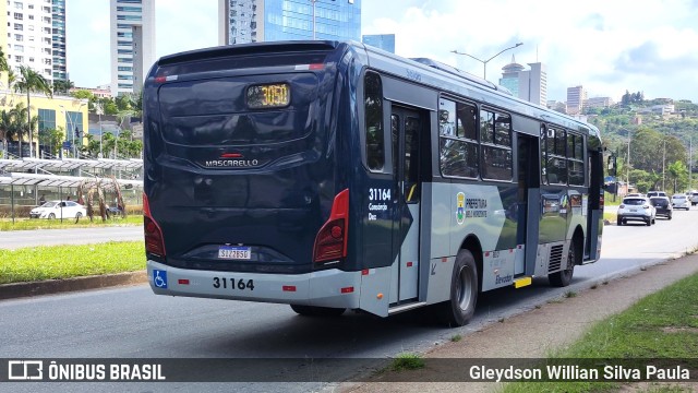 Bettania Ônibus 31164 na cidade de Belo Horizonte, Minas Gerais, Brasil, por Gleydson Willian Silva Paula. ID da foto: 11791931.