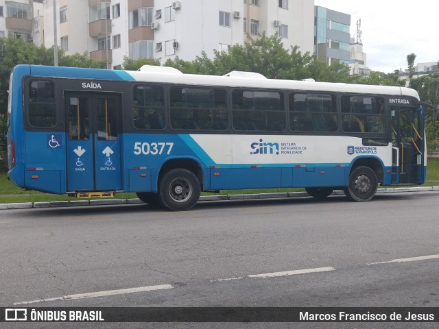 Transol Transportes Coletivos 50377 na cidade de Florianópolis, Santa Catarina, Brasil, por Marcos Francisco de Jesus. ID da foto: 11793479.