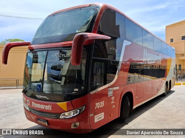 Expresso Itamarati 7035 na cidade de São José do Rio Preto, São Paulo, Brasil, por Daniel Aparecido De Souza. ID da foto: 11792123.