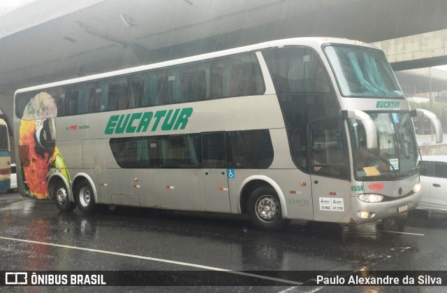 Eucatur - Empresa União Cascavel de Transportes e Turismo 4550 na cidade de Belo Horizonte, Minas Gerais, Brasil, por Paulo Alexandre da Silva. ID da foto: 11793402.