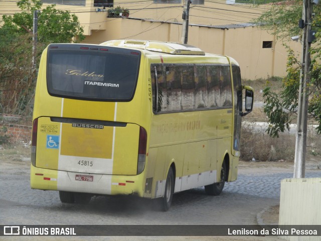 Viação Itapemirim 45815 na cidade de Caruaru, Pernambuco, Brasil, por Lenilson da Silva Pessoa. ID da foto: 11794122.