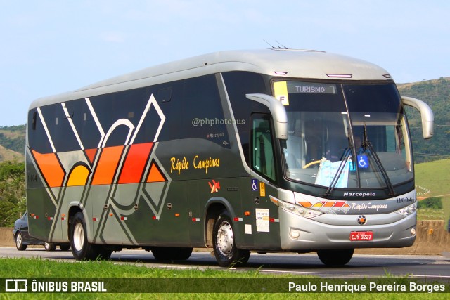 Rápido Campinas 11004 na cidade de Roseira, São Paulo, Brasil, por Paulo Henrique Pereira Borges. Número da foto: #11796439.
