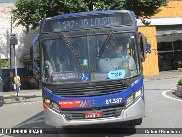 Next Mobilidade - ABC Sistema de Transporte 81.337 na cidade de São Caetano do Sul, São Paulo, Brasil, por Gabriel Brunhara. ID da foto: 11795714.