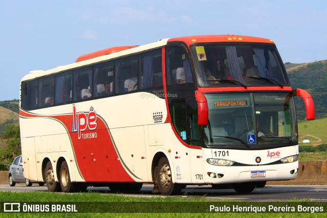 Ipê Turismo 1701 na cidade de Roseira, São Paulo, Brasil, por Paulo Henrique Pereira Borges. Número da foto: #11796445.