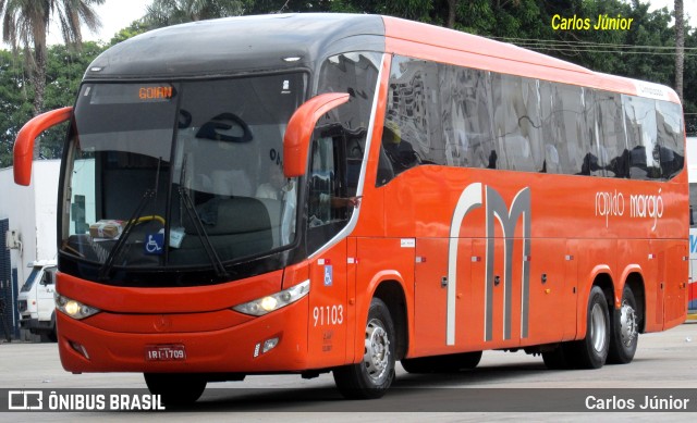 Rápido Marajó 91103 na cidade de Goiânia, Goiás, Brasil, por Carlos Júnior. ID da foto: 11796820.