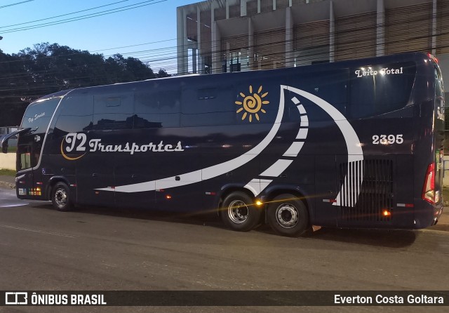 J2 Transportes e Turismo 2395 na cidade de Cariacica, Espírito Santo, Brasil, por Everton Costa Goltara. ID da foto: 11795273.